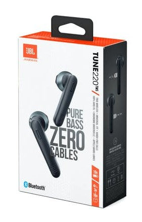 JBL Tune 220TWS Wireless In-Ear Headphones - Black (6640375955608)