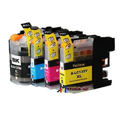 LC139XL BK/ LC135XL (BK+C+M+Y) Full set Ink Cartridge Compatible for Brother (6777228853400)
