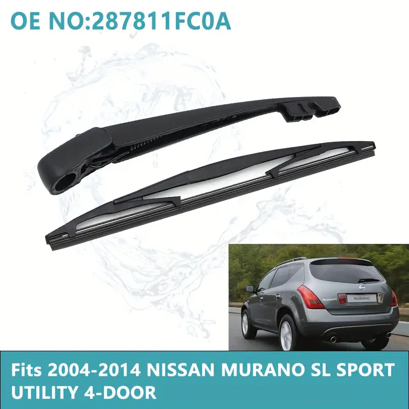 For Nissan Murano Owners (2004-2014): Is Your Rear Wiper Giving Up? This Replacement Arm And Blade Set From TOPAZ Is A Direct Fit.