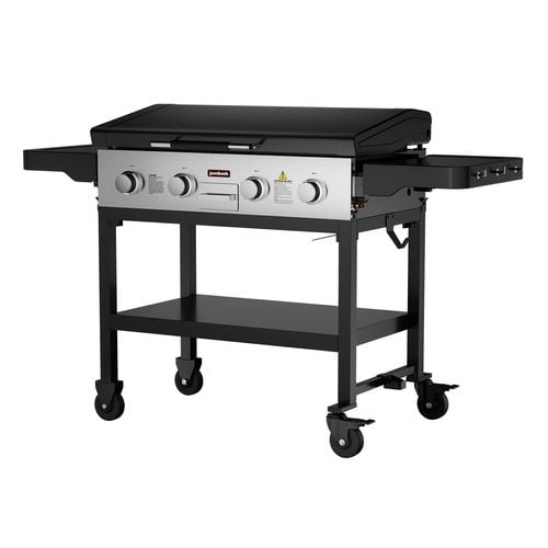 BBQ Jumbuck 1621mm Black 4 Burner Griddle BBQ i Supply Solutions NZ