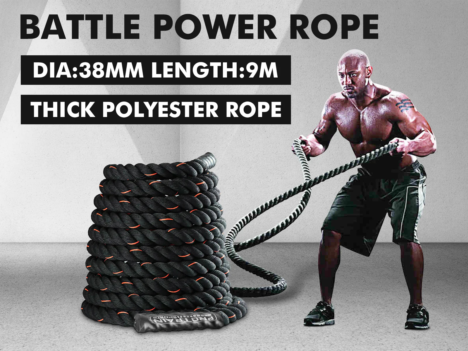 Fitness BATTLE ROPE 9M i Supply Solutions NZ