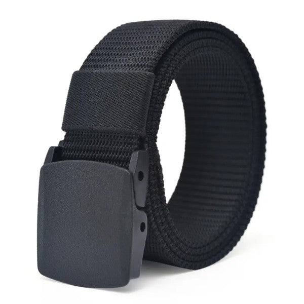 Men's Stylish Nylon Canvas Belt - 1.5inch Plastic Buckle, Military Tac ...