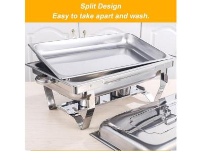 Chafing Dish Buffet Set Stainless Steel 11 L (6973011132568)