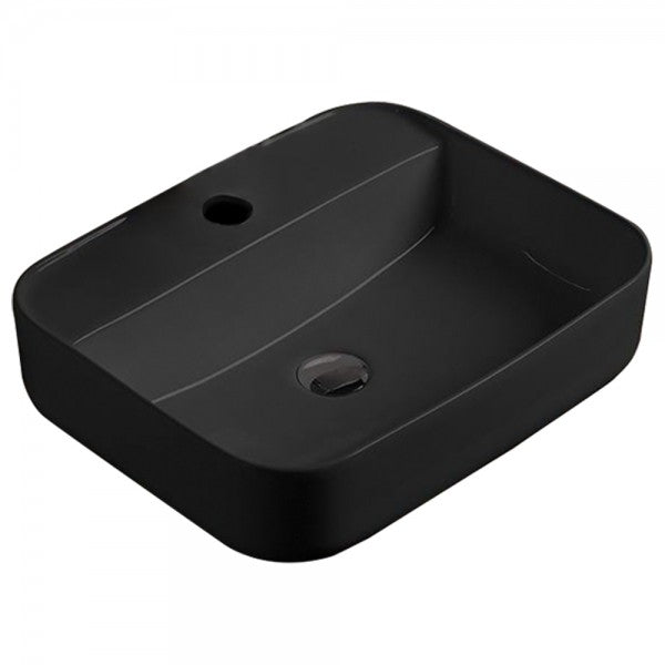 VOGUE Vessel Basin 505mm Matte Black (4099256352804)