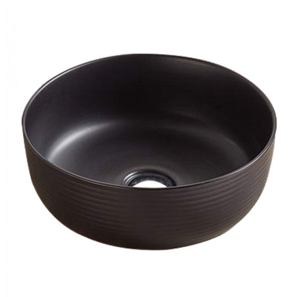 VOGUE Vessel Basin 358mm Matte Black (4099248848932)