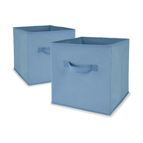 2 Pack Collapsible Storage Cubes - Blue (4523356094521)