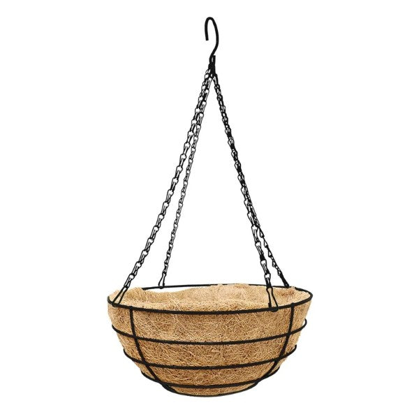 35cm Black Hanging Basket (6031840051352)