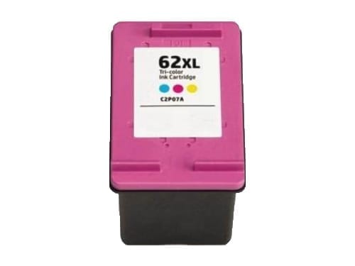 62XL High Capacity Colour Cartridge Ink Cartridge Compatible – for use in HP Printer (7002141458584)