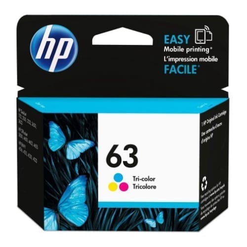 63 HP Tri-Colour Ink Cartridge Genuine (6926977564824)