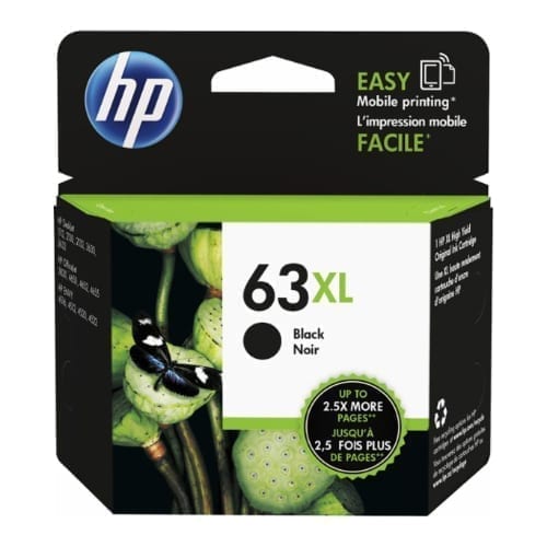 63XL HP High Capacity Black Ink Cartridge Genuine (6794063577240)