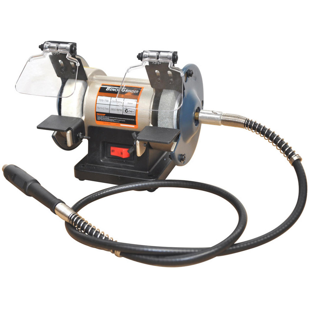 75mm Mini Bench Grinder - with Flexible Shaft (7011966943384)