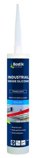 Bostik Industrial Silicone Sealant Clear 300ml (Each) (5848416288920)