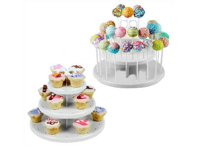 Cake Pop Cupcake Stand - 3 Tiers (7041747746968)