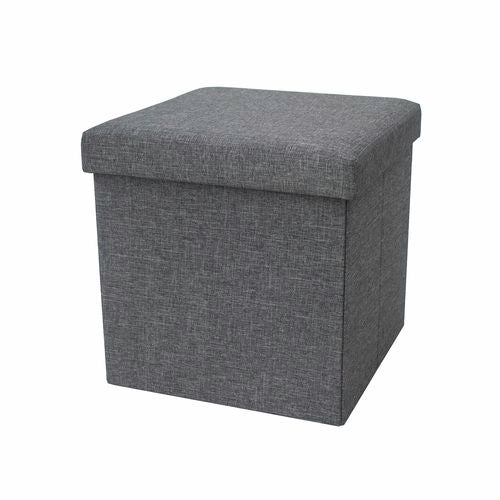 Flexi Storage Ottoman 38x38x38cm Grey Square (6980117463192)