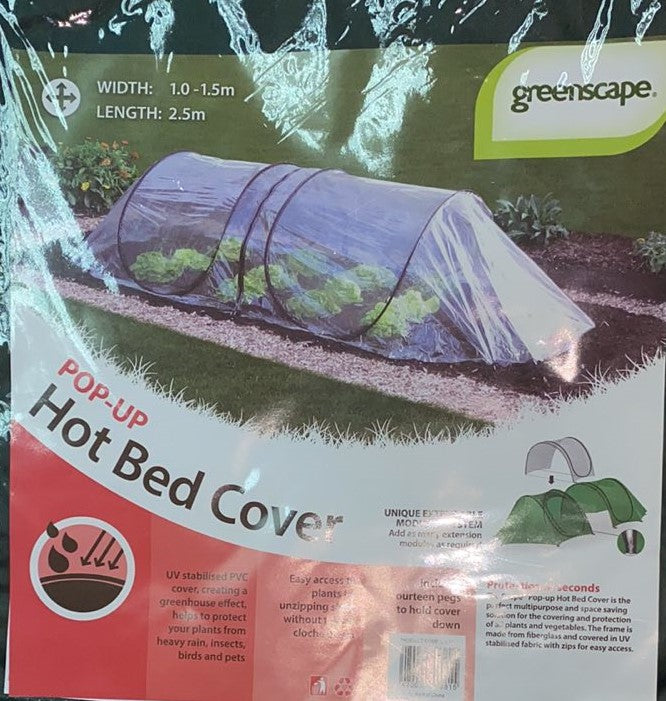 Hot Bed Tunnel Cover Greenhouse (2.5mx1.5m) (6968525881496)