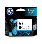 HP Original Ink Cartridge - 67 Black (6881472282776)