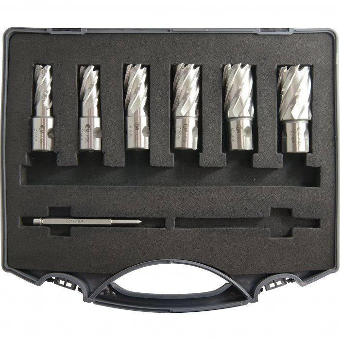 HSS Broach Drill Set - 6 Piece 14-24mm (Great set for Magnetic Drill) (5835819647128)
