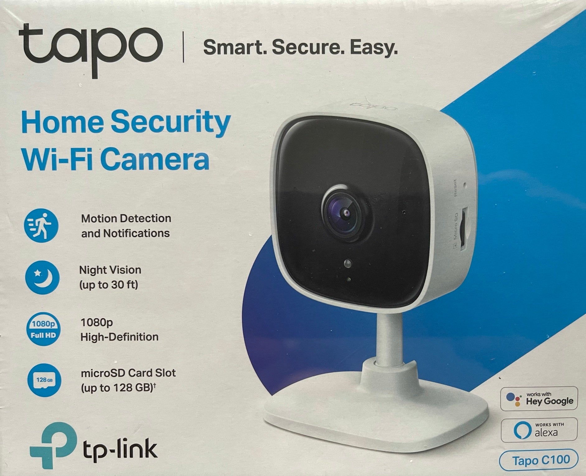 TP-Link Tapo C100 1080p Home Security Wi-Fi Camera