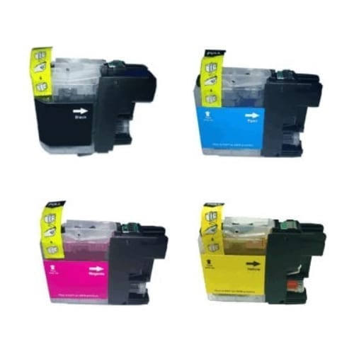 LC233 x4 BK+C+M+Y Whole Set Ink Cartridge Compatible – for use in Brother Printers (6759312064664)