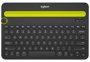 Logitech K480 Bluetooth Tablet/Smartphone Keyboard Black (6909780131992)
