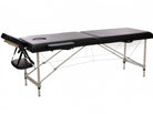 Massage Table Portable 2 Fold - Black with Carry Case (4551361101881)