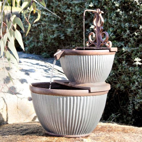 Northcote Pottery 64cm Steel Irondale Water Feature (6981423792280)
