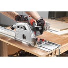 Ozito 165mm 1200W Plunge Track Saw Kit - (2 x 700mm guide rails & clamps included) (6864554164376)