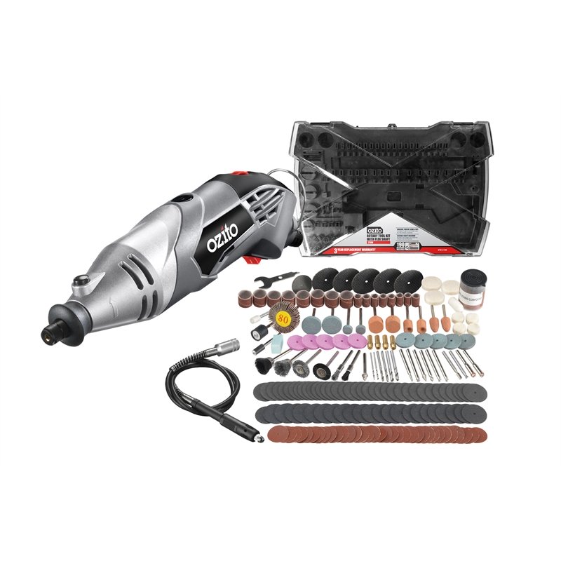Ozito 170W Rotary Tool Kit With 190 Accessories (5379954868376)