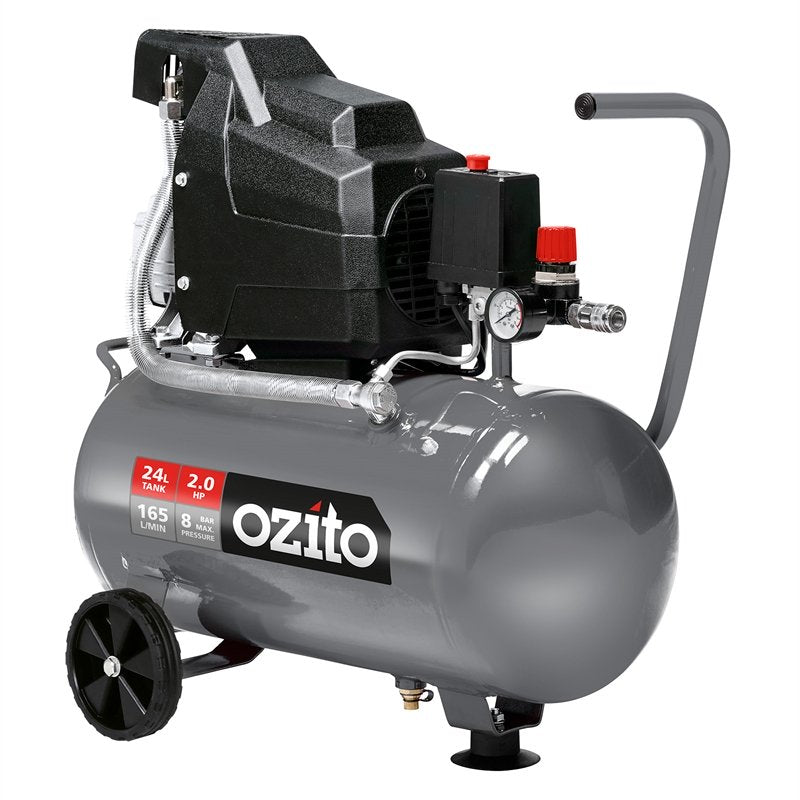Ozito 24L 1.5HP Oil Free Air Compressor (5558339272856)