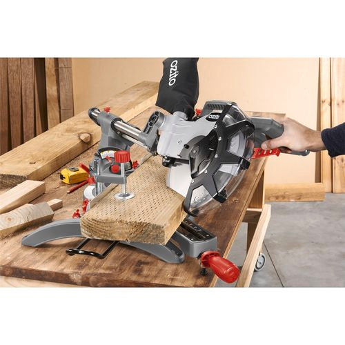 Ozito 254mm (10") 2100W Double Bevel Sliding Compound Mitre Saw (6980022010008)