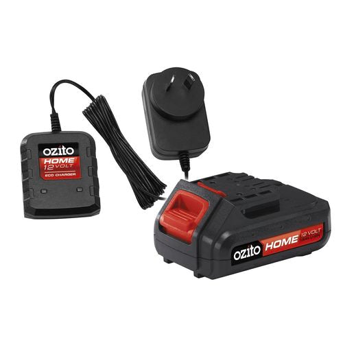 Ozito Home 12V Battery And Charger (7052128223384)