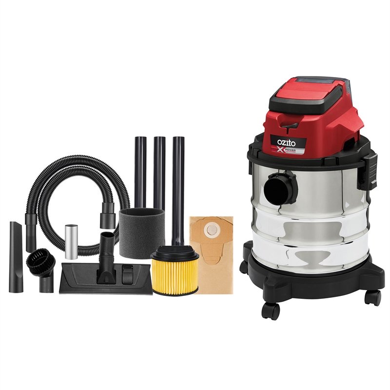 Ozito PXC 18V Wet And Dry Vacuum Cleaner comes with 2.5ah Battery & Charger. (4633165856825)