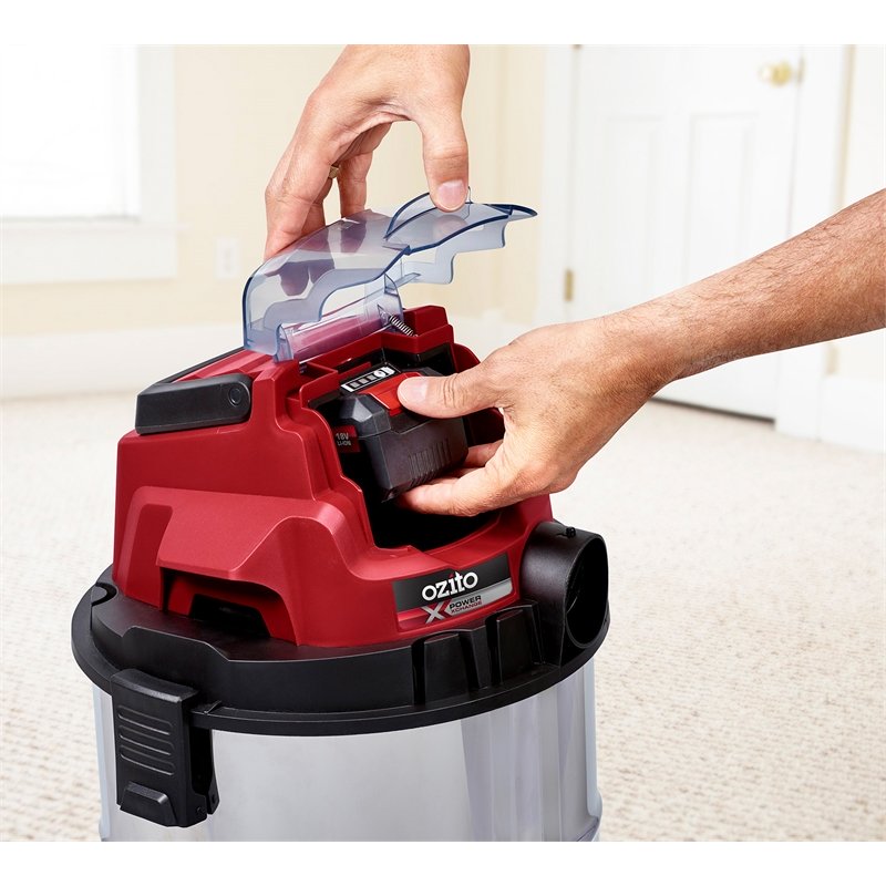 Ozito PXC 18V Wet And Dry Vacuum Cleaner comes with 2.5ah Battery & Charger. (4633165856825)