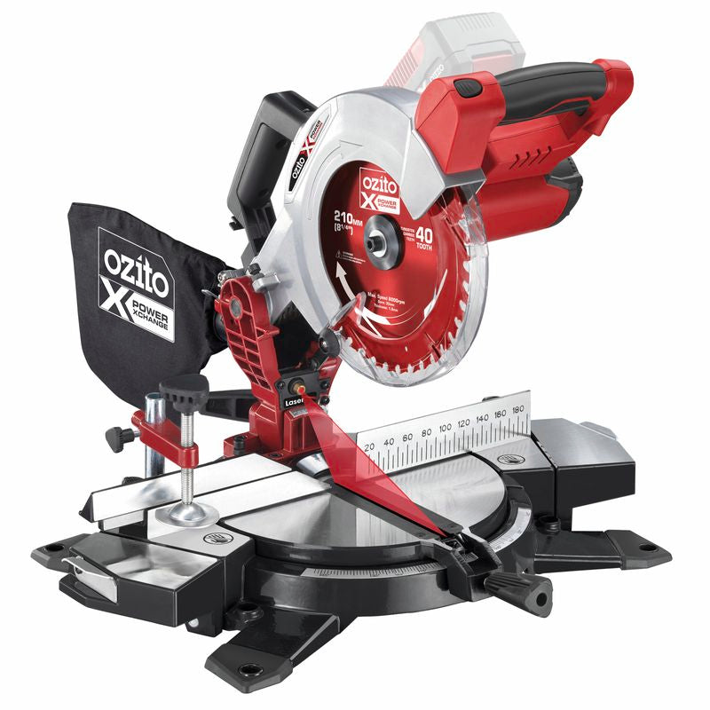 Ozito PXC 210mm 18V Compound Mitre Saw - Skin Only - (Battery & Charger Optional) (6642961318040)