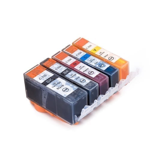 PGI525 CLI526 BK/PB/C/Y/M Ink x 5 Ink Cartridge Compatible – for use in Canon Printer (6777177735320)