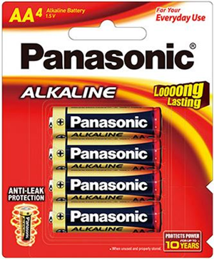 AA Alkaline Battery 4 Pack (6984486158488)