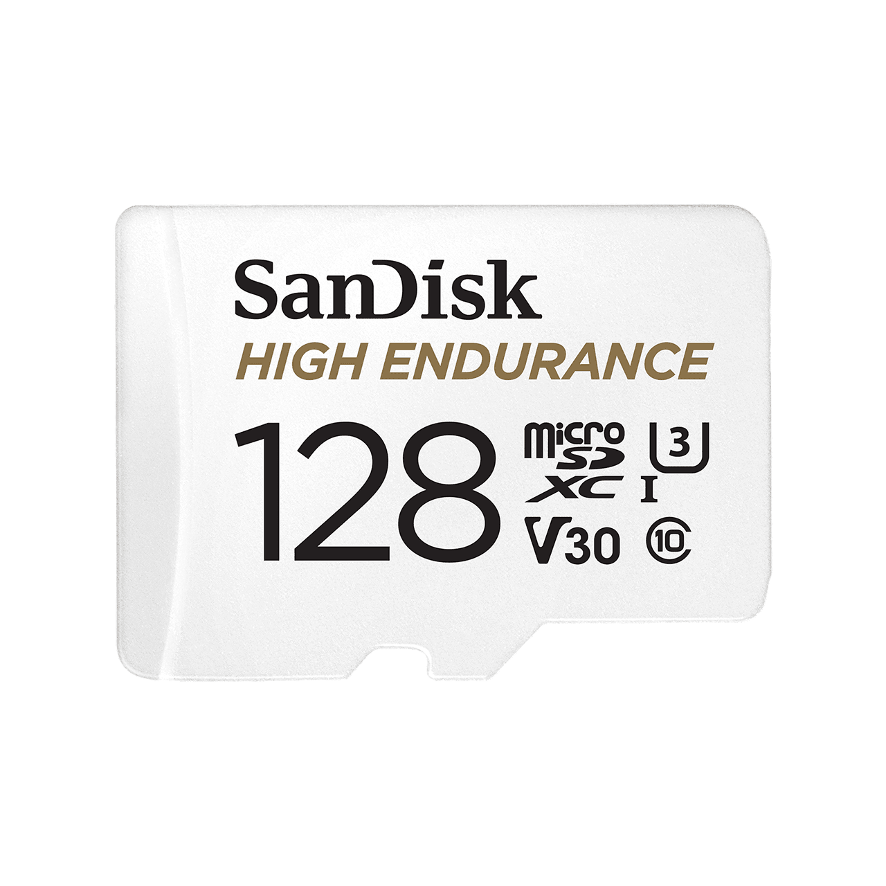 SanDisk 128GB High Endurance Video MicroSDXC Card with Adapter for Dash Cam and Home Monitoring systems - C10, U3, V30, 4K UHD, Micro SD Card - SDSQQNR-128G-GN6IA (6281471787160)