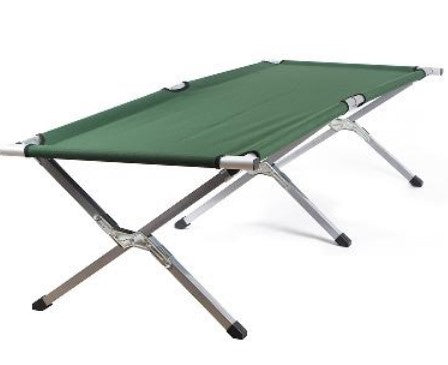 Aluminium Camping Stretcher (Canvas Bag included) (Forest Green) (6109125836952)