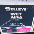 Selleys 300g White Wet Area - 12 x 300g Box (5673616113816)