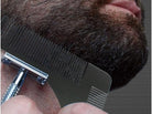 Stainless Steel Beard Styling and Shaping Template Comb (4622719942713)