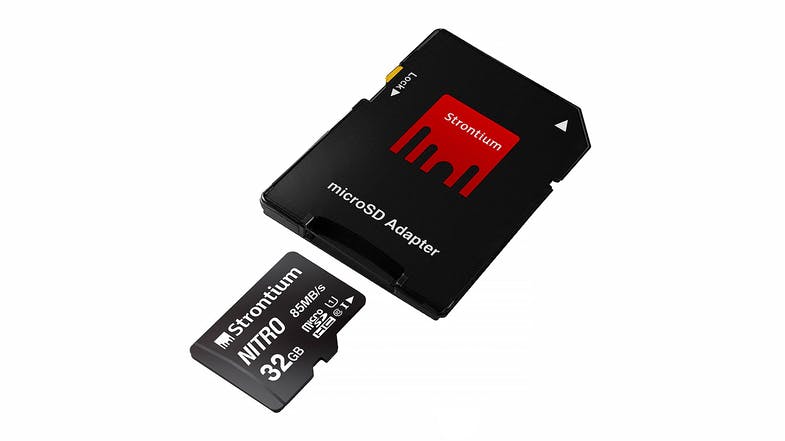 Strontium Nitro A1 Micro SD Card - 32GB with SD Adapter (5784340627608)