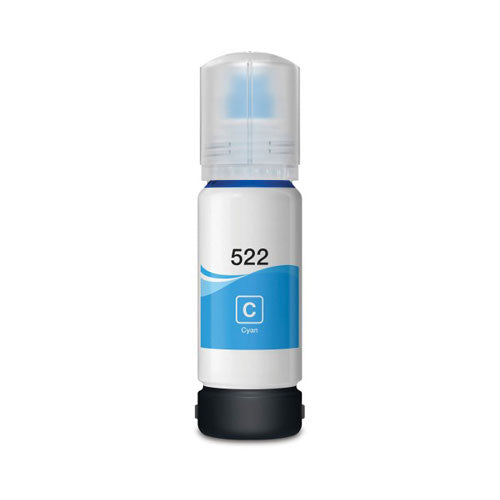 T522 – Cyan ink bottle Compatible – For use in Epson Printer (6794342727832)