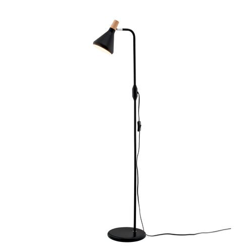 Verve Design Black Mateo Floor Lamp (Includes Bulb) (6917038932120)