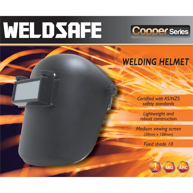 Weldsafe Black Basic Lift Welding Helmet (7052639699096)