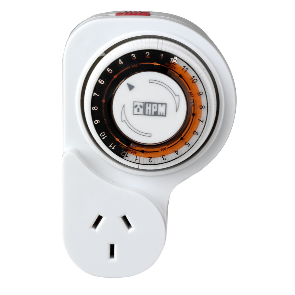 HPM Plug In 24hr Timer with Offset White (4097142423588)