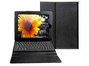 iPad Case with Bluetooth Keyboard PU Leather (4649295347769)