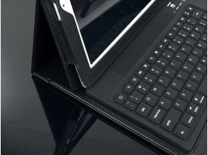 iPad Case with Bluetooth Keyboard PU Leather (4649295347769)