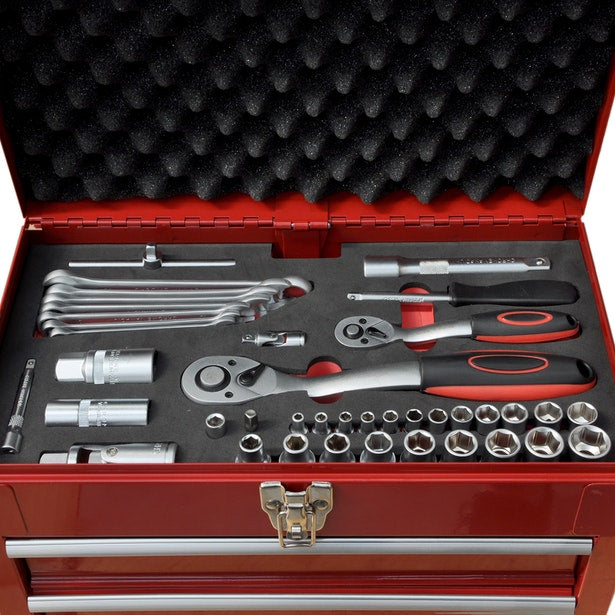 Tool Kit 74pc in Metal Tool Box TRGW00074 (4540966633529)